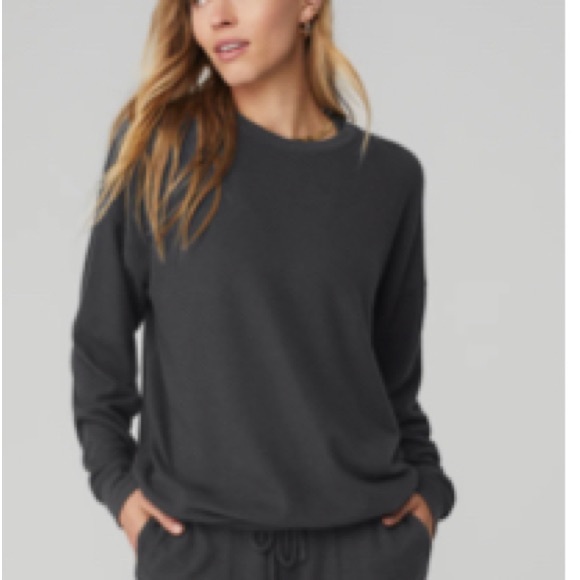 Alo Soho Set Anthracite gray  Super Cute & Comfy. Sold as set. Trending style. - Picture 2 of 8